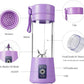 Portable 6 cuts Blender Home USB Rechargeable Electric Fruit Extractor Juice Blender Machine