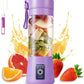 Portable 6 cuts Blender Home USB Rechargeable Electric Fruit Extractor Juice Blender Machine