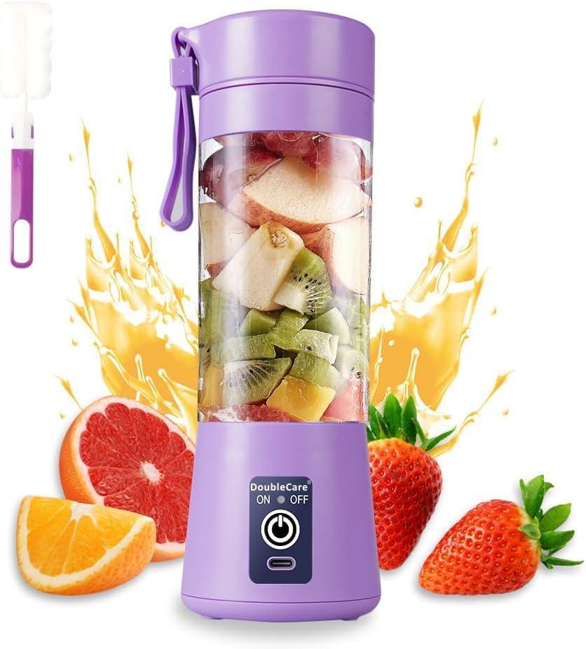 Portable 6 cuts Blender Home USB Rechargeable Electric Fruit Extractor Juice Blender Machine