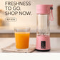 Portable 6 cuts Blender Home USB Rechargeable Electric Fruit Extractor Juice Blender Machine